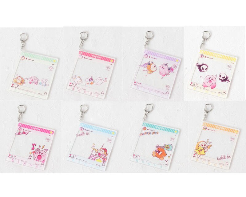 Kirby Its Demo ゴーストモチーフとロックなカービィたちのグッズが登場 Sns風キーホルダーがカワイイ 21年9月 ににんがゲーム庵