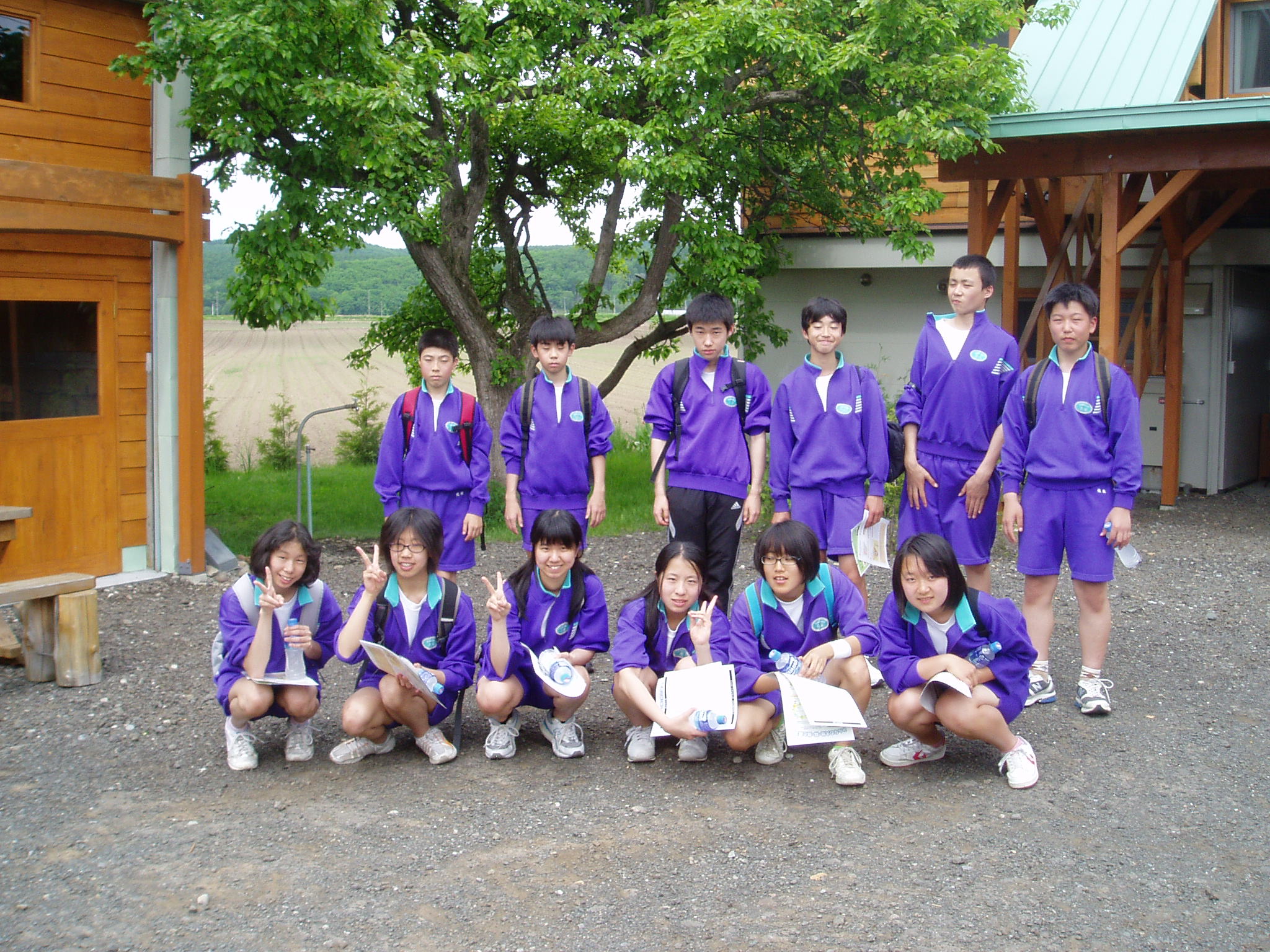 札幌市立 澄川中学校農家生活体験 2010/7/1 : にんじん工房日記 ～多田 