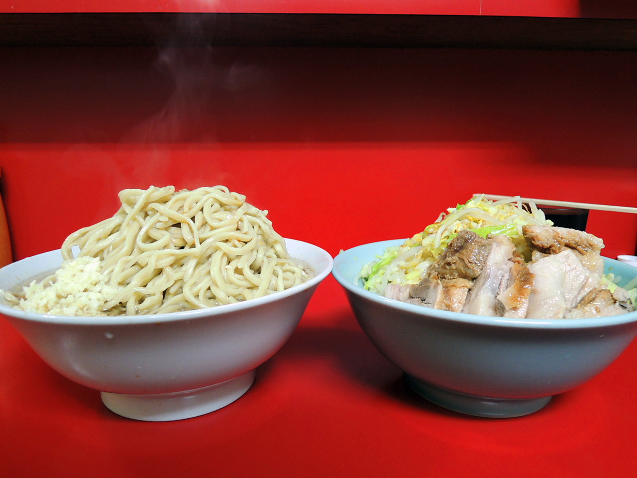 ラーメン二郎 中山駅前店 大ラーメン豚入 撃沈日記 ラーメン二郎 中山駅前店 大ラーメン豚入 撃沈日記