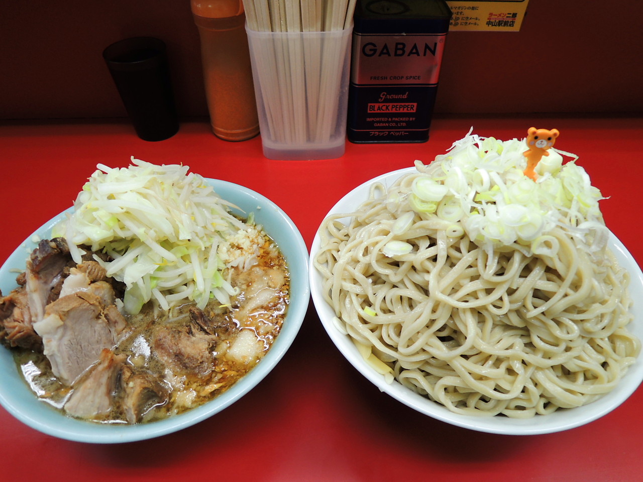 ラーメン二郎 中山駅前店 大豚入 つけ麺 撃沈日記