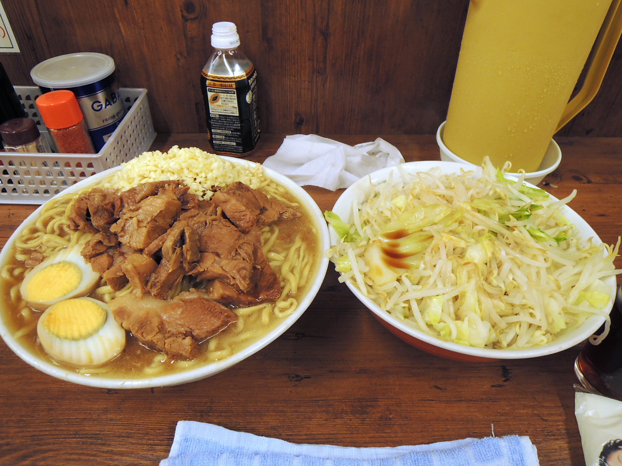 ラーメン二郎 品川店 大盛焼豚大 大ダブル 麺増し 撃沈日記 ラーメン二郎 品川店 大盛焼豚大 大ダブル 麺増し 撃沈日記