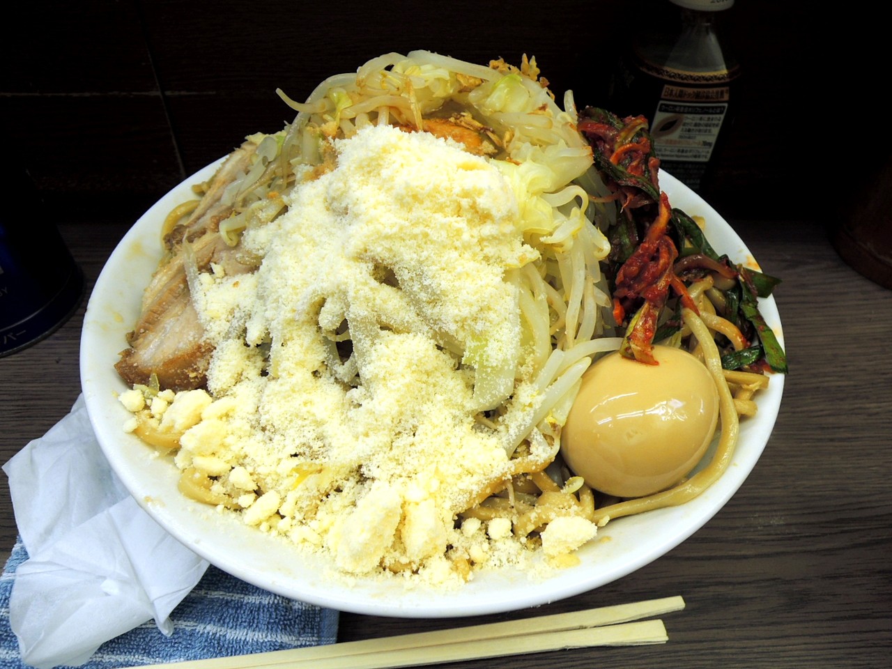 ラーメン二郎 横浜関内店 大 汁なし ちょい増し 撃沈日記