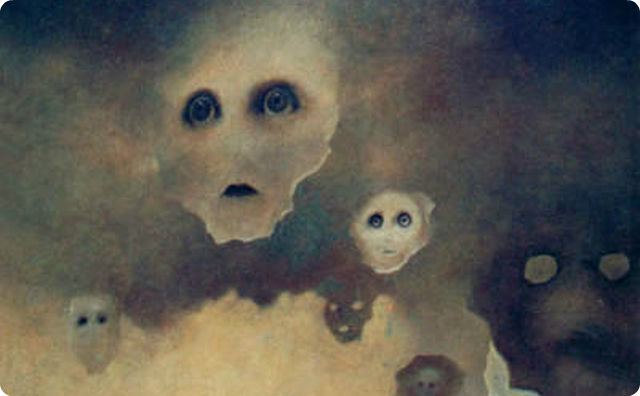 ベクシンスキー、不気味