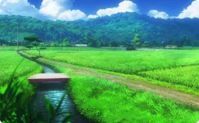 田舎、風景、のんのんびより