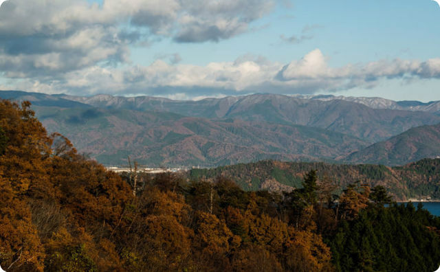 山、集落