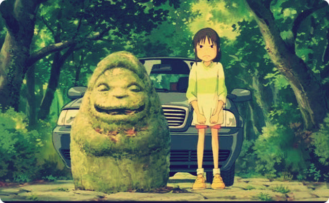 千と千尋の神隠し-石像-妹