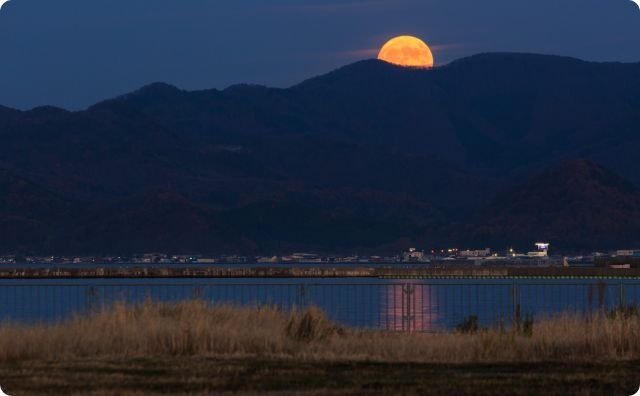 夜の山