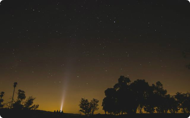 夜、星、流星群