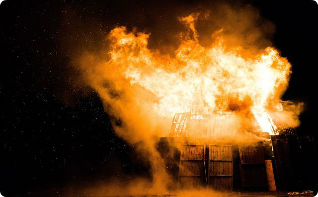 火事