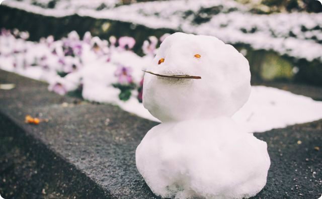 【※ゾッ】誰が描いたのかわからない雪ダルマの絵