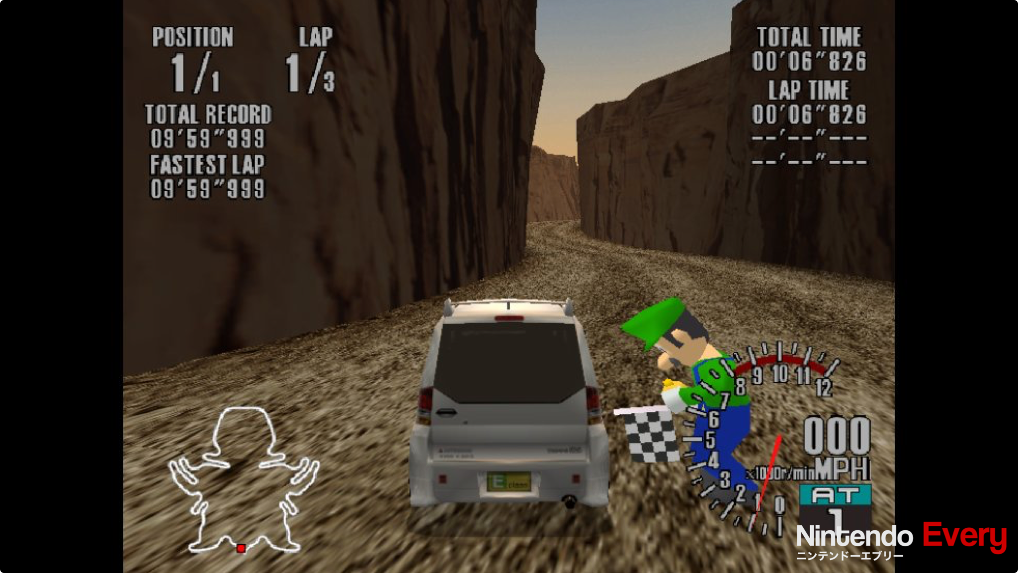 セガの ドリームキャスト にルイージのすがた ニンテンドーエブリー