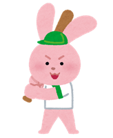 baseball_animal_usagi