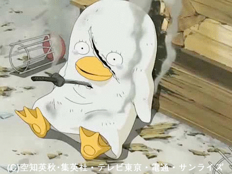 動画gif的 よりぬき銀魂さん 第25話 第64話 んまい棒は意外とお腹いっぱい 銀魂 杉田が好きすぎた
