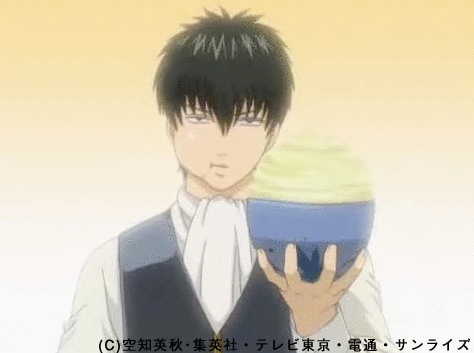 Gif的 よりぬき銀魂さん第43話 78話 食べ物の好き嫌い多い人は人間の好き嫌いも多い 銀魂 杉田が好きすぎた