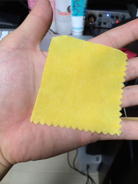 5 x 5cm ぐらいにカット