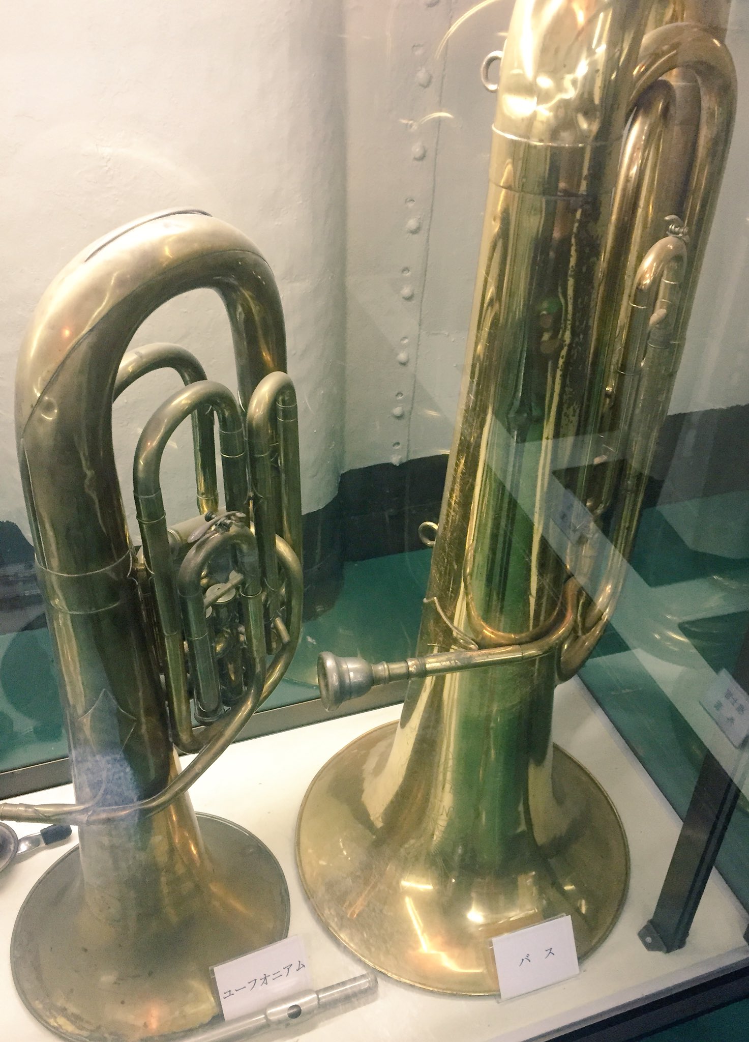 貴重品 ヲグラ楽器製 大日本帝国陸海軍合同軍楽隊 ユーフォニアム 旧