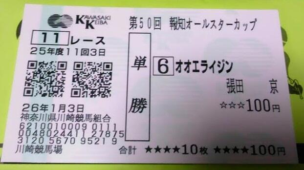 要望】中央競馬の単勝馬券に｢騎手名｣も記載してほしい : 片岡聲之助の