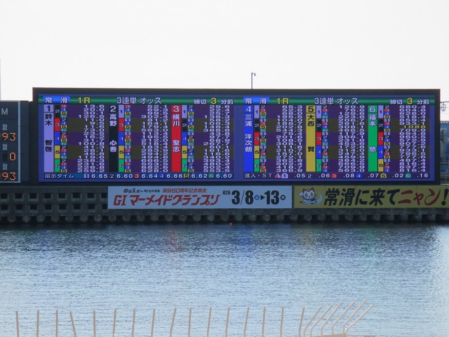 デブリン旅打ち日記 「常滑競艇場」 : 片岡聲之助のDEBlog