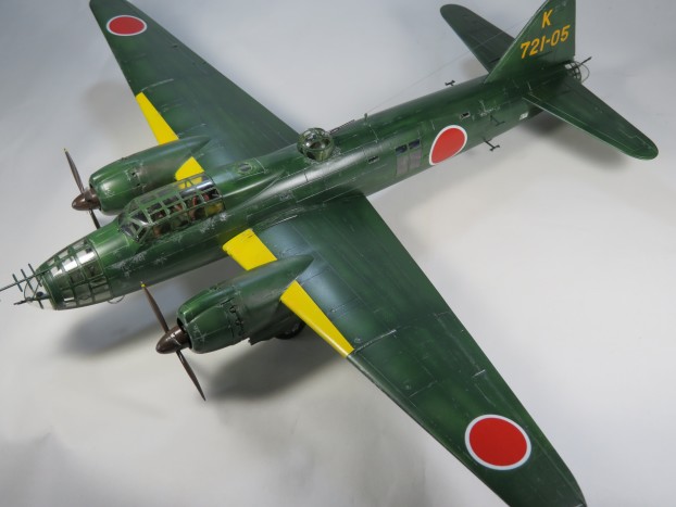 完成(ハセガワ1/72一式陸攻24型丁桜花付き) : つれづれプラモ製作記