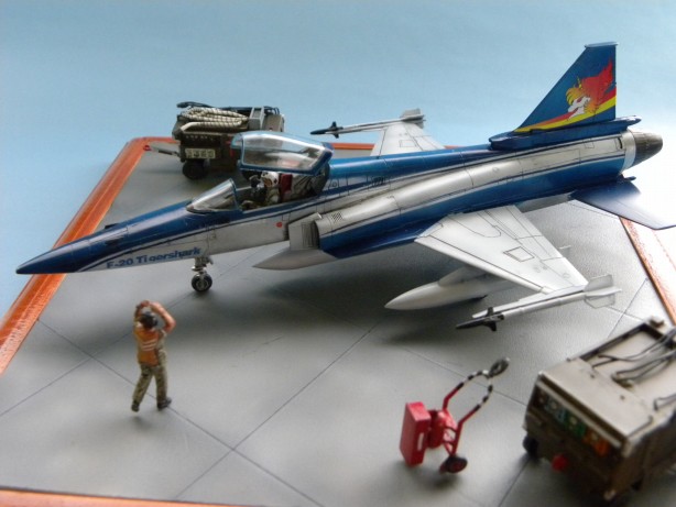 発進準備完了(ハセガワ1/72F-20“風間真”) : つれづれプラモ製作記