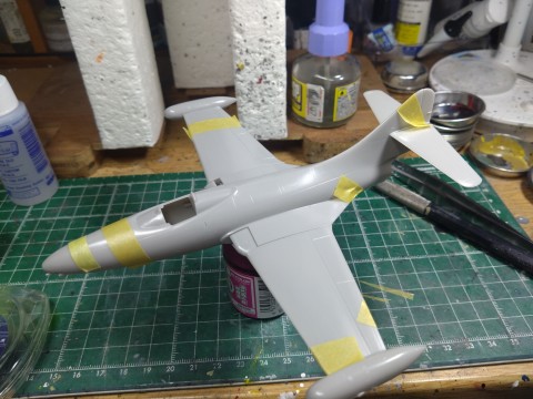 安すぎる(ハセガワ1/72F9Fパンサー製作記) : つれづれプラモ製作記