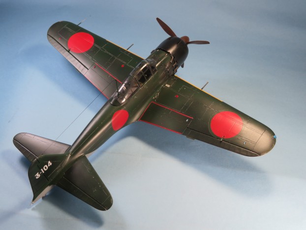 完成(ハセガワ1/48旧版零戦52型) : つれづれプラモ製作記 完成(ハセガワ1/48旧版零戦52型) : つれづれプラモ製作記