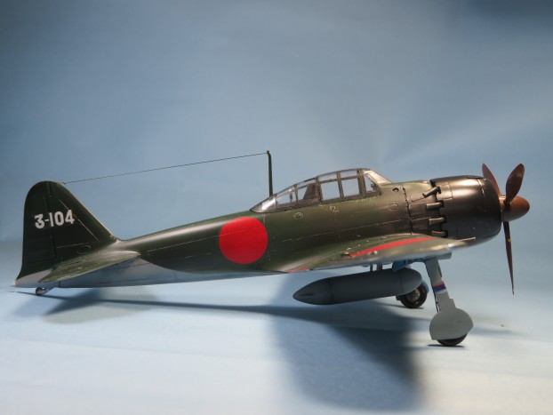 完成(ハセガワ1/48旧版零戦52型) : つれづれプラモ製作記 完成(ハセガワ1/48旧版零戦52型) : つれづれプラモ製作記