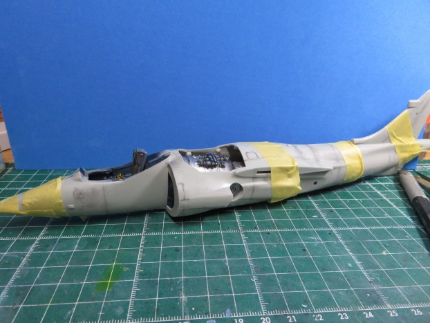 古いキットの試練(タミヤ1/48シーハリアー製作記) : つれづれプラモ製作記
