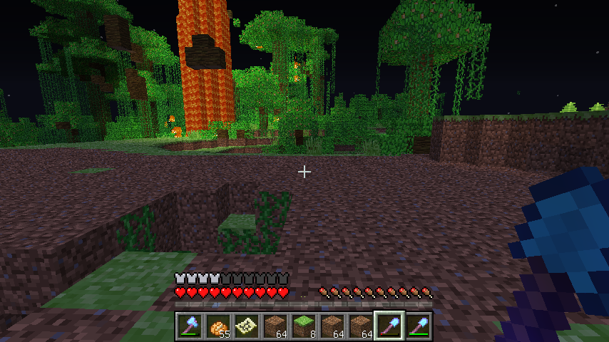 Ttw 南区に牧場を作る 1 ジャングルを焼く 整地する 西方のマインクラフト