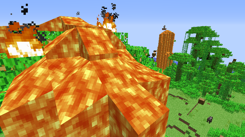 Ttw 南区に牧場を作る 1 ジャングルを焼く 整地する 西方のマインクラフト