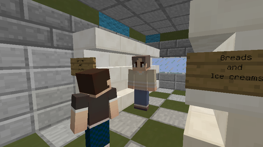 Rtw 山中央にコンビニを作る 西方のマインクラフト