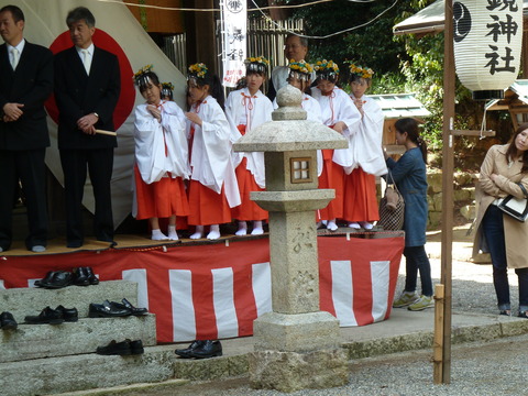 鏡神社春祭り (3)