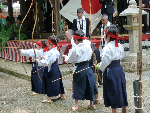 鏡神社春祭り (2)