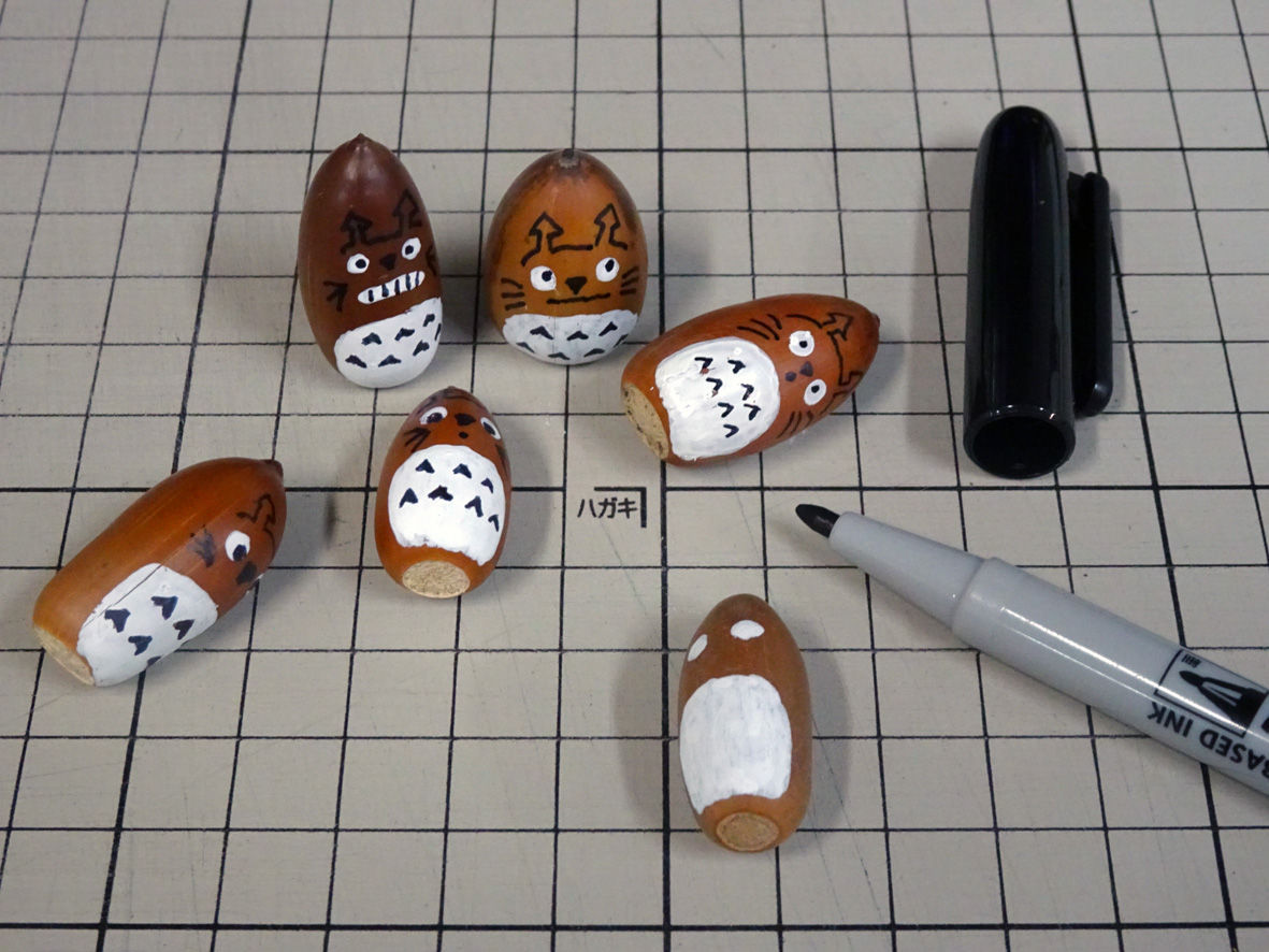 どんぐりトトロ あさがお 絵日記