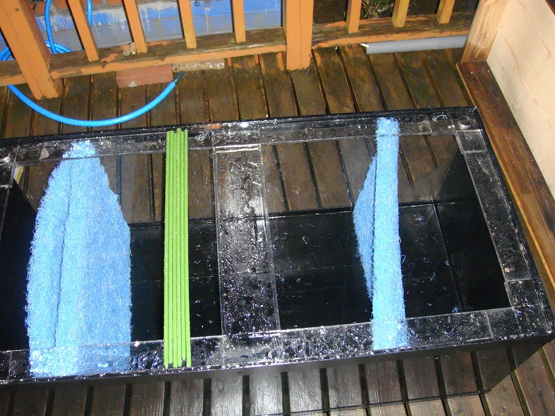 濾過槽の製作 錦鯉の飼育 In豊岡