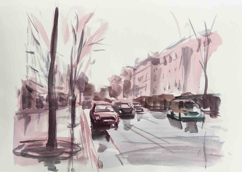 エスキース2枚 : 西滝直人 アトリエ日記