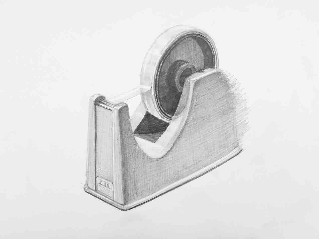 セロテープのデッサン 西滝直人 アトリエ日記