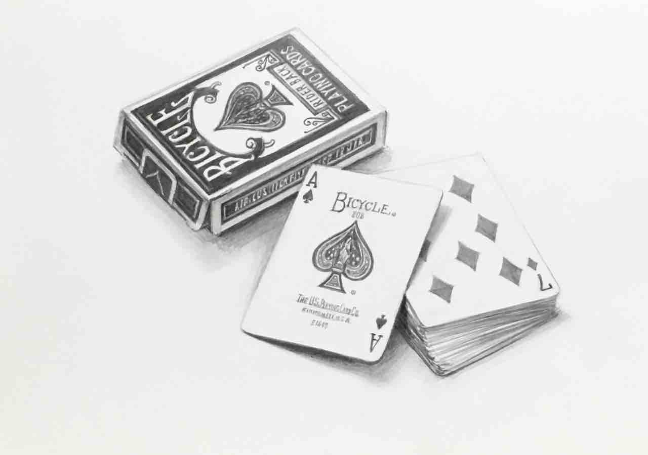 トランプのデッサン : 西滝直人 アトリエ日記