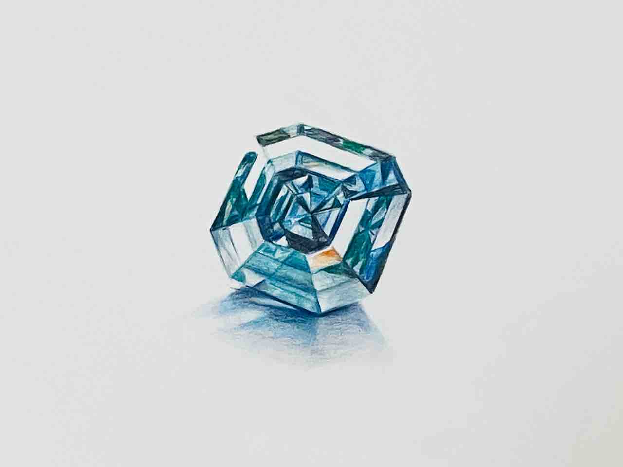 もう一枚の宝石デッサン と どら焼きデッサン : 西滝直人 アトリエ日記