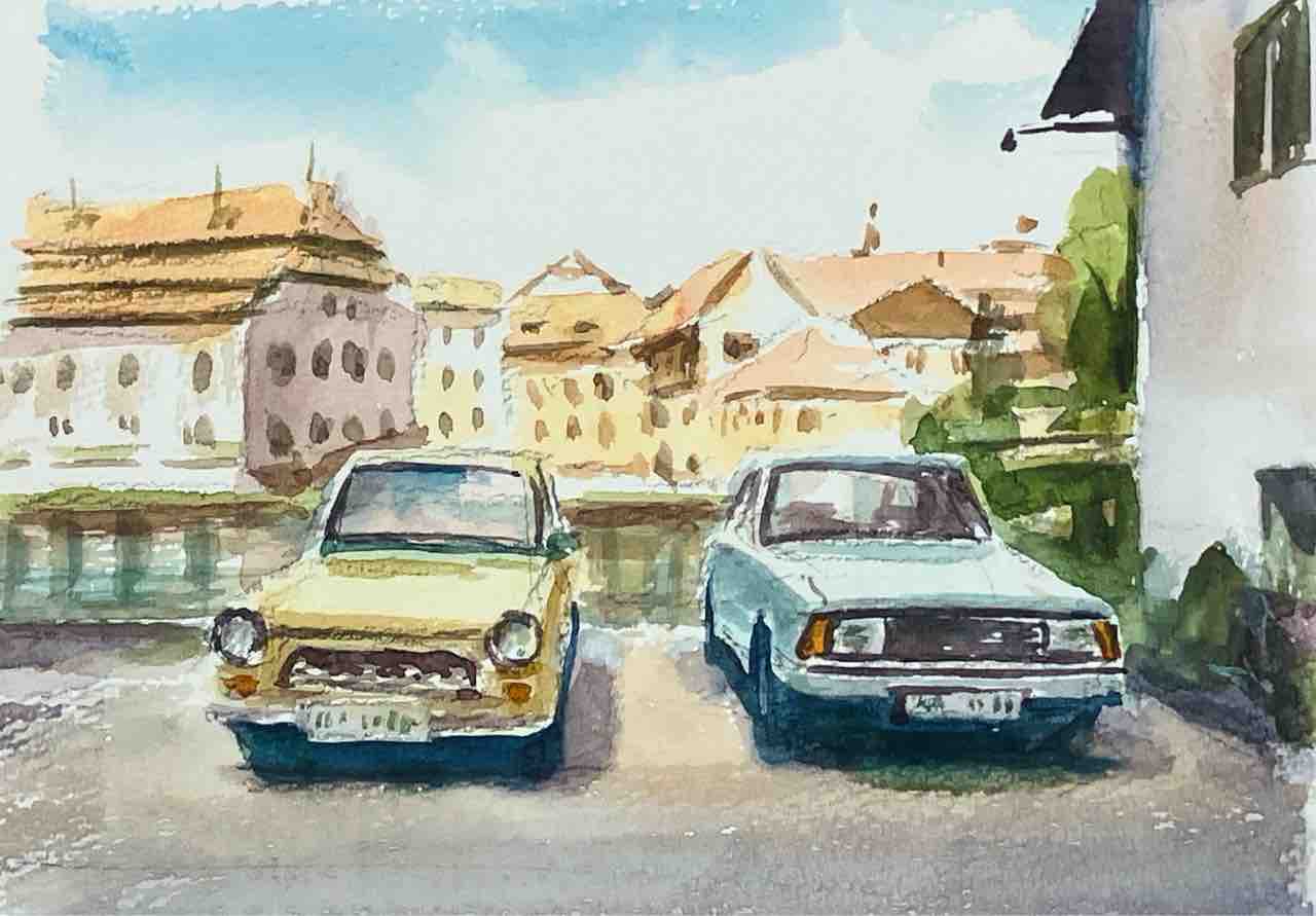 （原画）winnieさま専用under the warm sun【B5／水彩画】 ed1a5c53b935ecb3f39eddbb8181b5