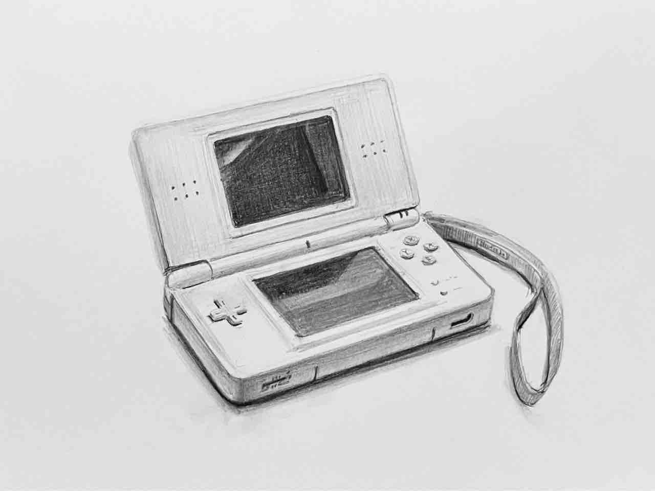 ニンテンドーDS 鉛筆デッサン : 西滝直人 アトリエ日記