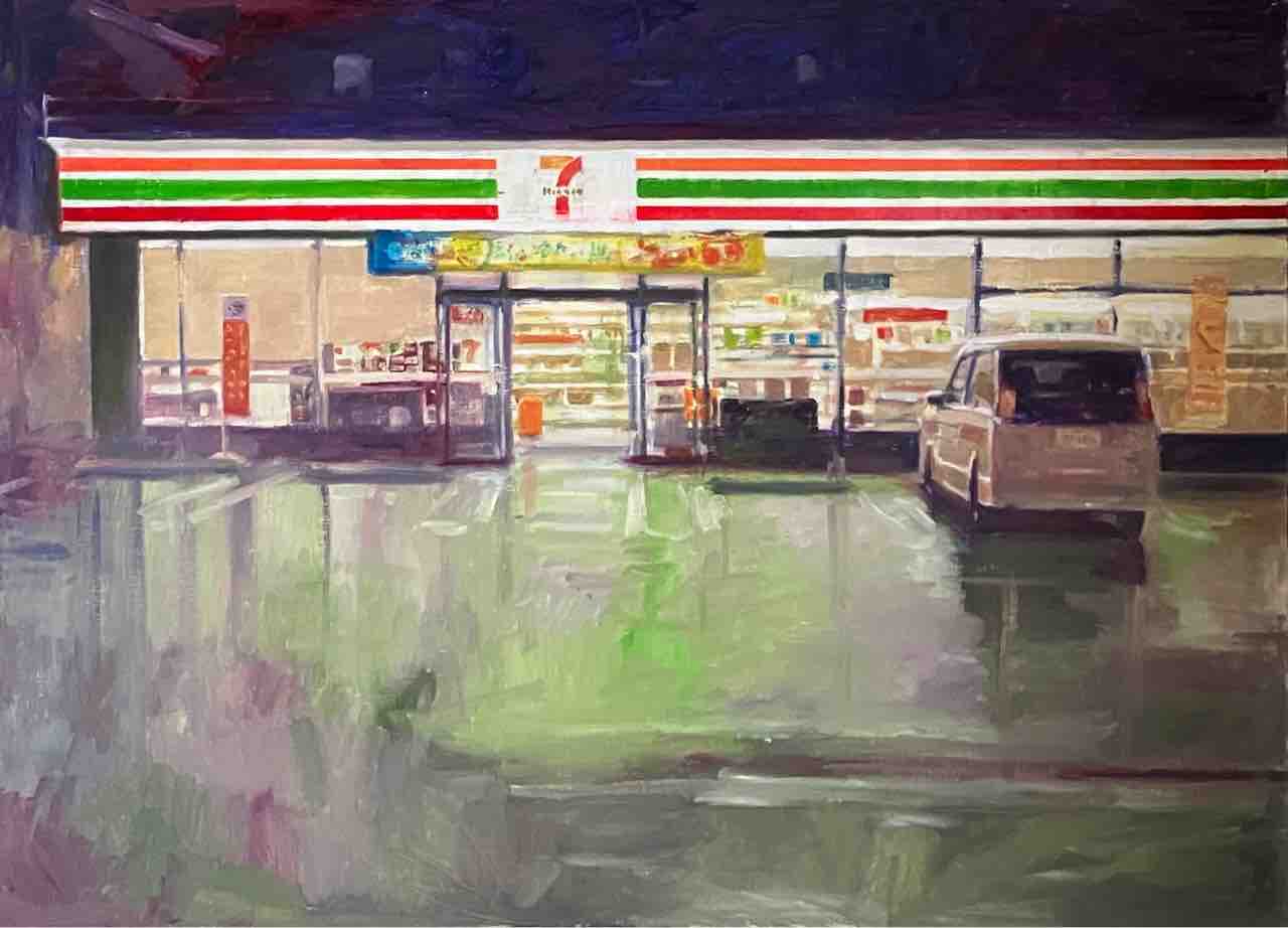 コンビニ絵 セブイレになってきました : 西滝直人 アトリエ日記