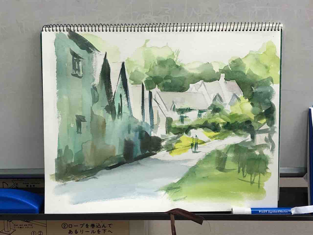 コッツウォルズ・バイブリーの風景 : 西滝直人 アトリエ日記