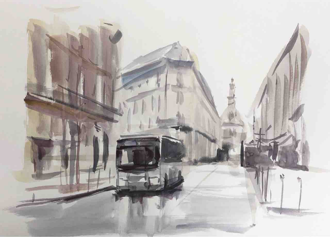 エスキース2枚 : 西滝直人 アトリエ日記