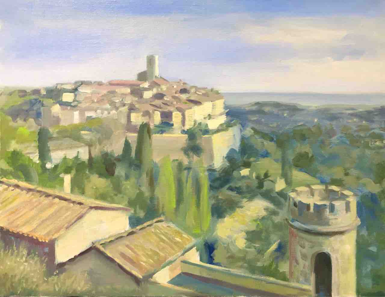 サンポール ド ヴァンス 完成 西滝直人 アトリエ日記 サンポール ド ヴァンス 完成 西滝直人 アトリエ日記