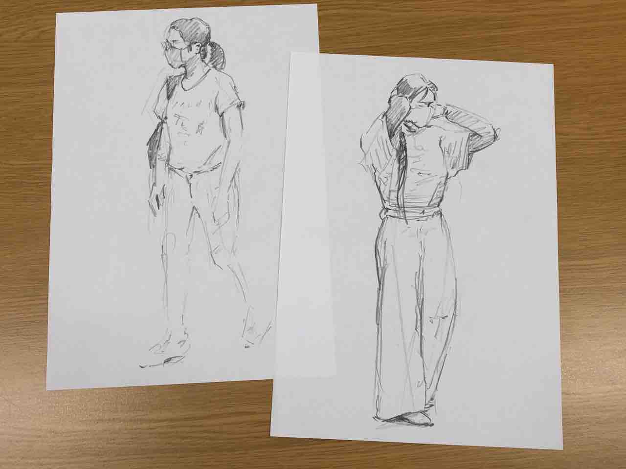 3分クロッキー : 西滝直人 アトリエ日記