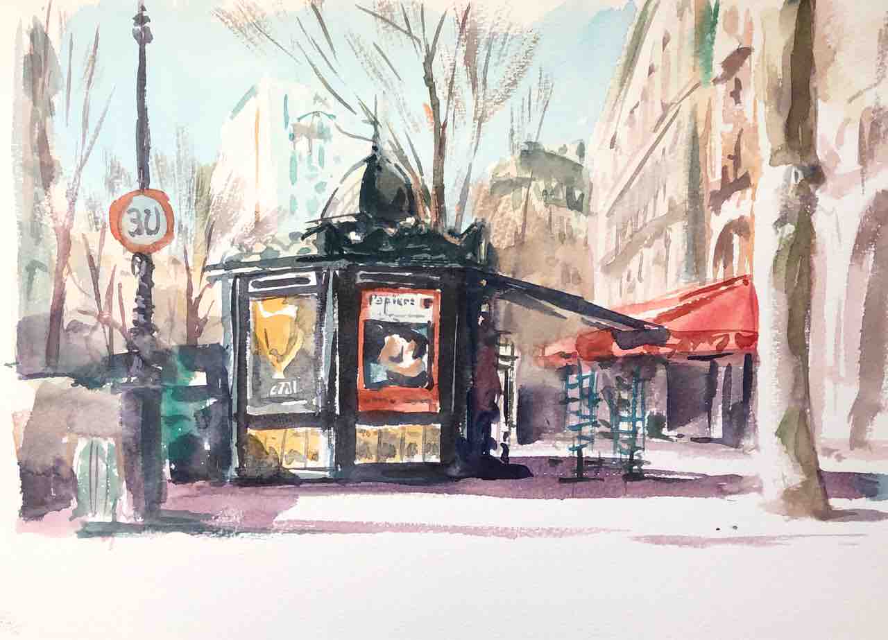 大澤扶二子□パリ□パリの街角□真作保障□新品額□油彩画□絵画□油絵