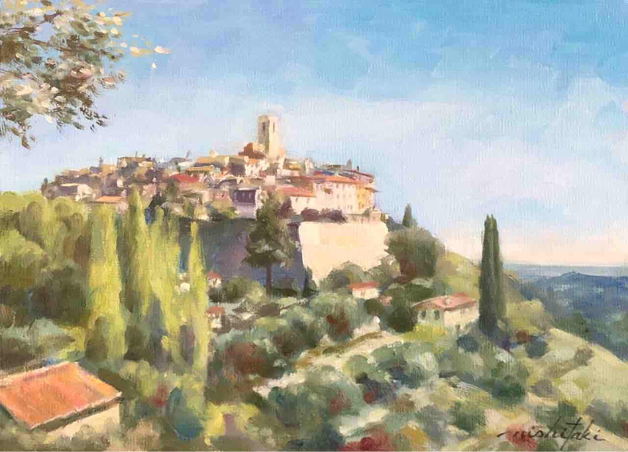 サンポール ド ヴァンス 完成 西滝直人 アトリエ日記 サンポール ド ヴァンス 完成 西滝直人 アトリエ日記