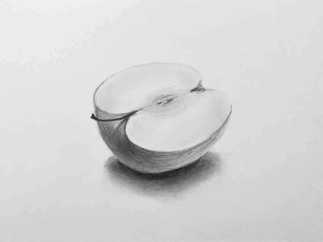 リンゴと玉ねぎのデッサン : 西滝直人 アトリエ日記