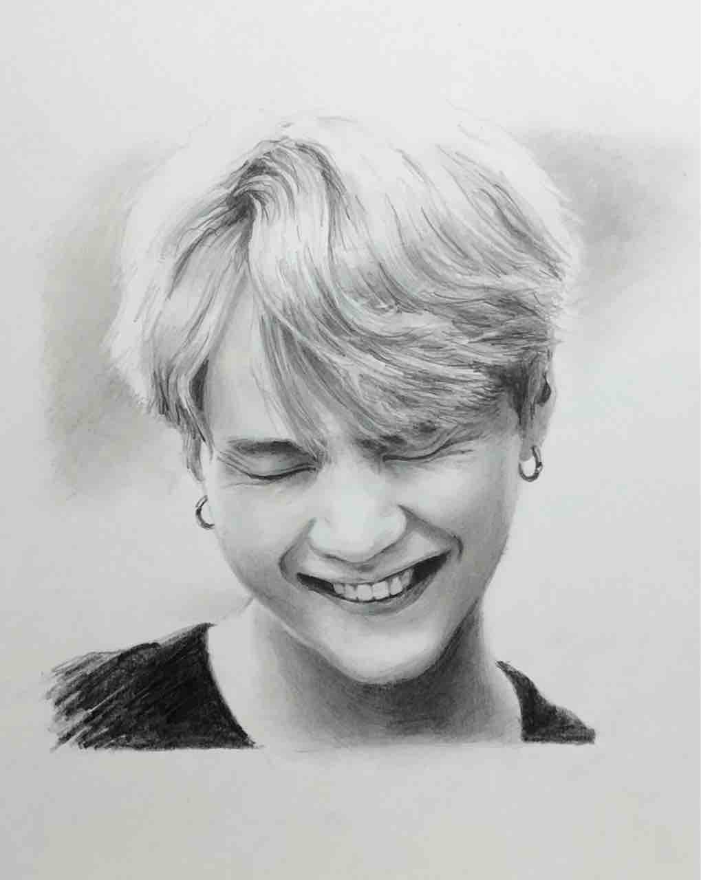 BTS 今度はユンギ描きました。 : 西滝直人 アトリエ日記